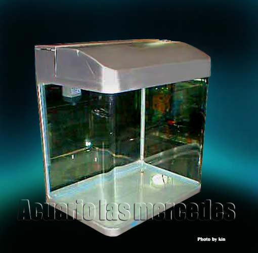 Acuario AR 580 - lampara color silver - capacidad 20 galones 80 litros.